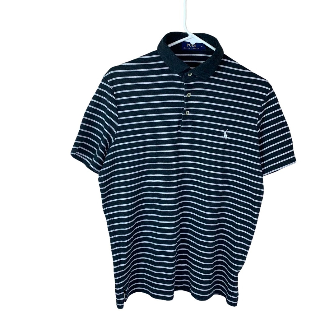 Polo Ralph Lauren Gray Striped Polo